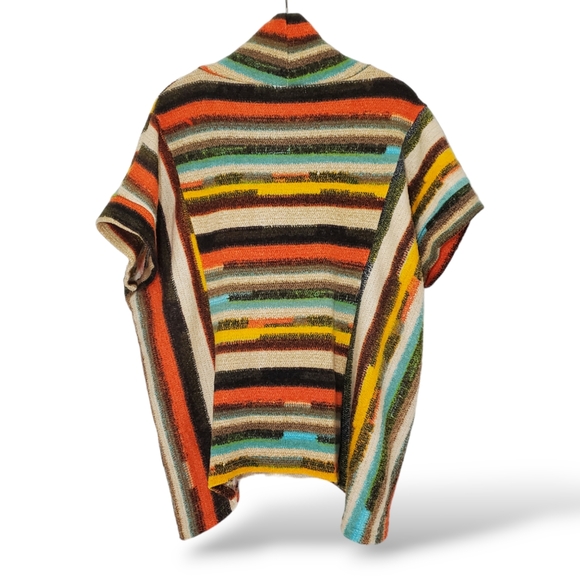 Merchant Unique Handcrafted Turtleneck Sweater Oversized Pull-on size LG - Picture 2 of 5